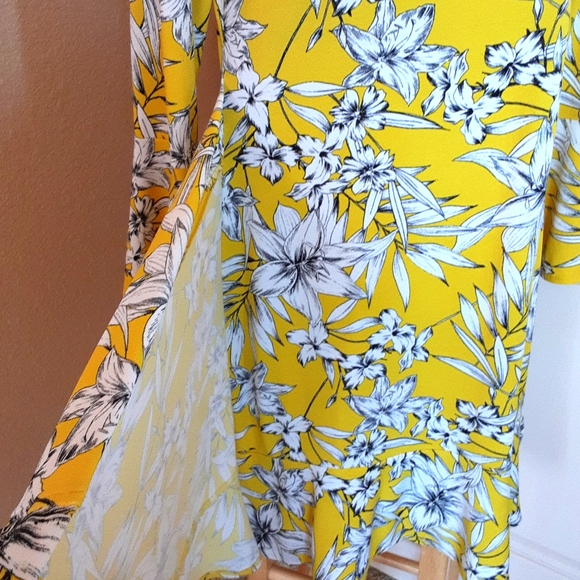 Ny Collection Dress with Mock Wrap Front - Picture 3 of 4